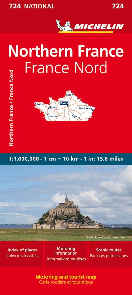 Northern France, Michelin National Map 724