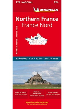 Northern France, Michelin National Map 724