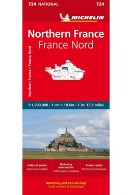 Northern France, Michelin National Map 724