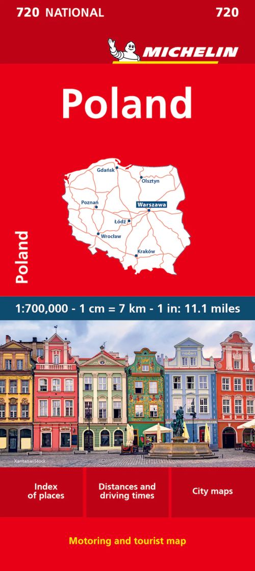 Poland, Michelin National Map 720