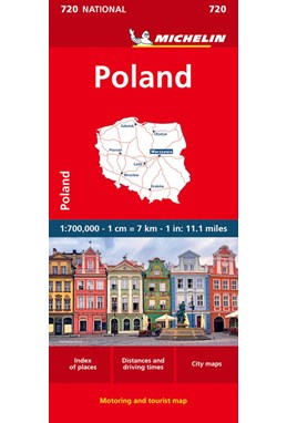 Poland, Michelin National Map 720