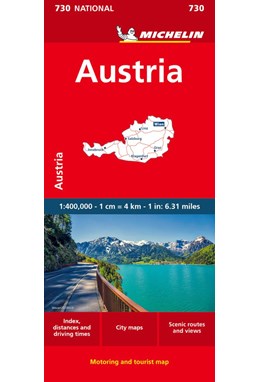 Austria, Michelin National Map 730