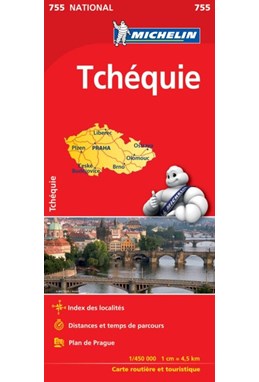Czech Republic - Czechia, Michelin National Map 755