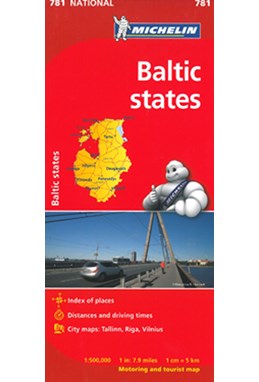 Baltic States, Michelin National Map 781