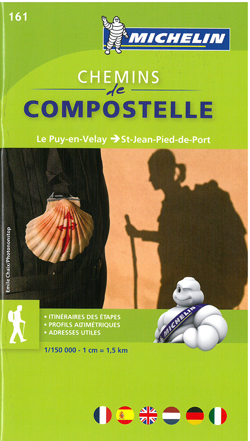 Chemins de Compostelle: Le Puy-en-Velay to Saint-Jean-Pied-de-Port, Michelin Zoom 161