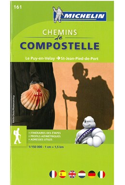 Chemins de Compostelle: Le Puy-en-Velay to Saint-Jean-Pied-de-Port, Michelin Zoom 161
