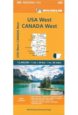 Michelin USA blad 585: USA West & Canada West