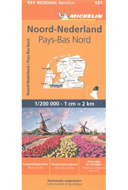 Michelin Benelux Blad 531: Holland North