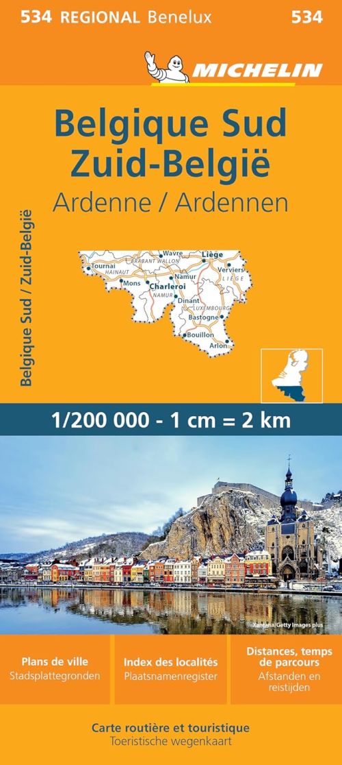 Michelin Benelux Blad 534: Belgium South, Ardenne