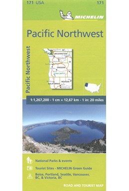 Michelin USA Zoom 171: Pacific Northwest : Washington, Oregon