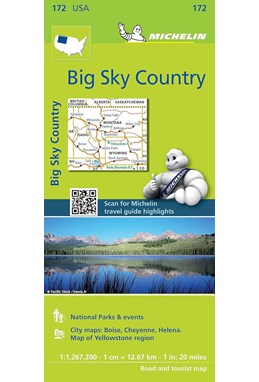 Michelin USA Zoom 172: Big Sky Countries : Idaho, Montana, Wyoming
