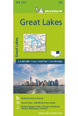 Michelin USA Zoom 173: Great Lakes