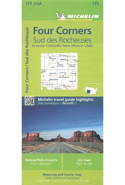Michelin USA Zoom 175: Four Corners: Southern Rockies : Arizona, Colorado, New Mexico, Utah