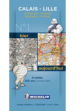 Michelin France Centenary Map 01: Calais - Lille : Donkerque - Ostende, Boulogne - St-Omer