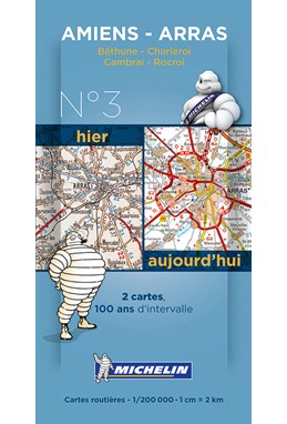 Michelin France Centenary Map 03: Amiens - Arras : Bethune - Charleroi, Cambrai - Rocroi
