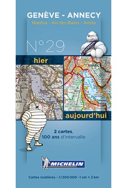 Michelin France Centenary Map 29: Geneve - Annecy : Nantua - Aix-les-Bains - Aosta