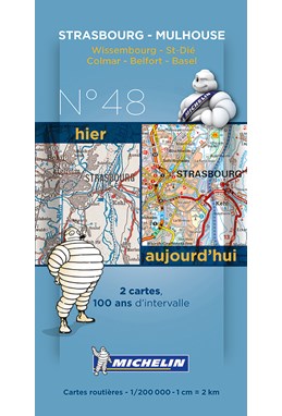 Michelin France Centenary Map 48: Strasbourg - Mulhouse : Wissembourg - St.Die, Colmar - Belfort - Basel