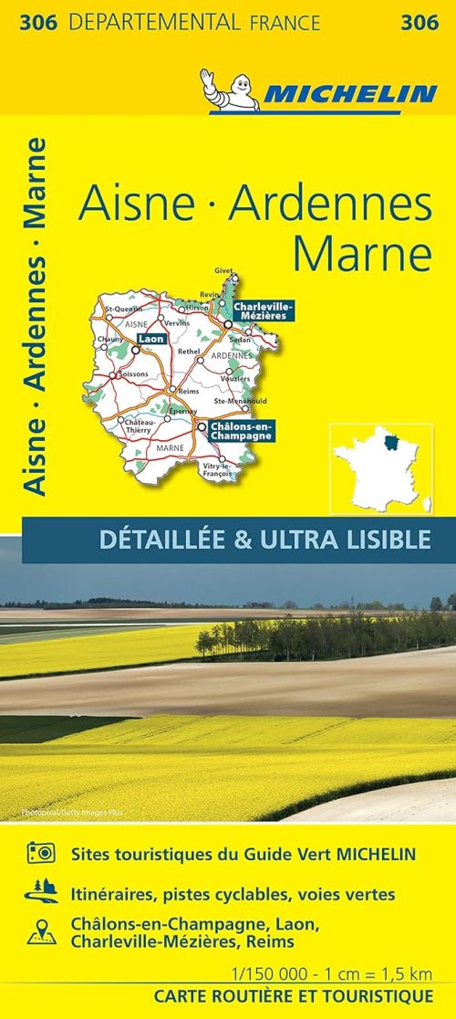 France blad 306: Aisne, Ardennes, Marne