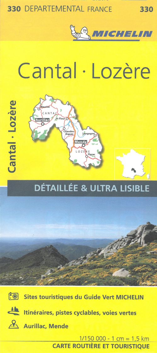 France blad 330: Cantal, Lozere
