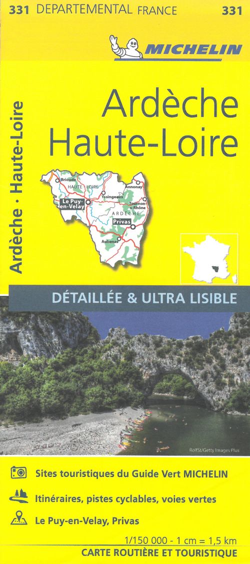 France blad 331: Ardeche, Haute Loire