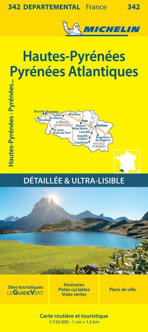 France blad 342: Hautes Pyrenees, Pyrenees Atlantiques