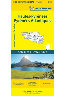 France blad 342: Hautes Pyrenees, Pyrenees Atlantiques