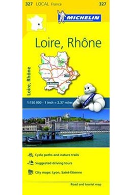 France blad 327: Loire, Rhone 1:150.000