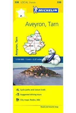 France blad 338: Aveyron, Tarn 1:150.000