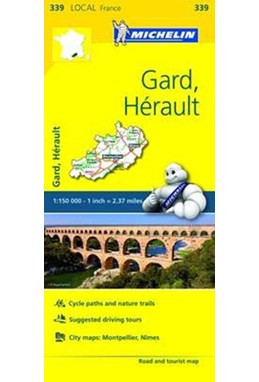 France blad 339: Gard, Herault 1:150.000