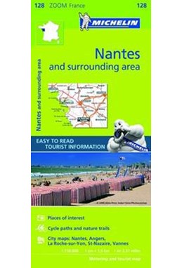 Nantes & Surrounding Areas, Michelin Zoom 128