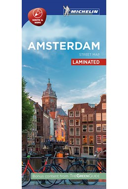 Amsterdam Street Map Laminated