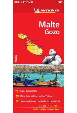 Malta, Michelin National Map 801