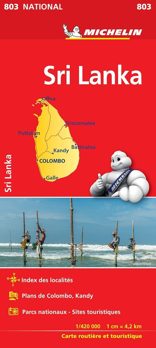 Sri Lanka, Michelin National Map 803