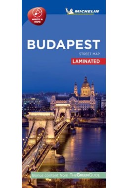 Budapest Street Map Laminated