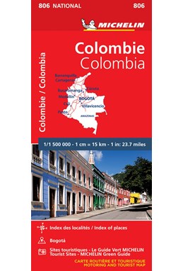 Colombia, Michelin National Map 806