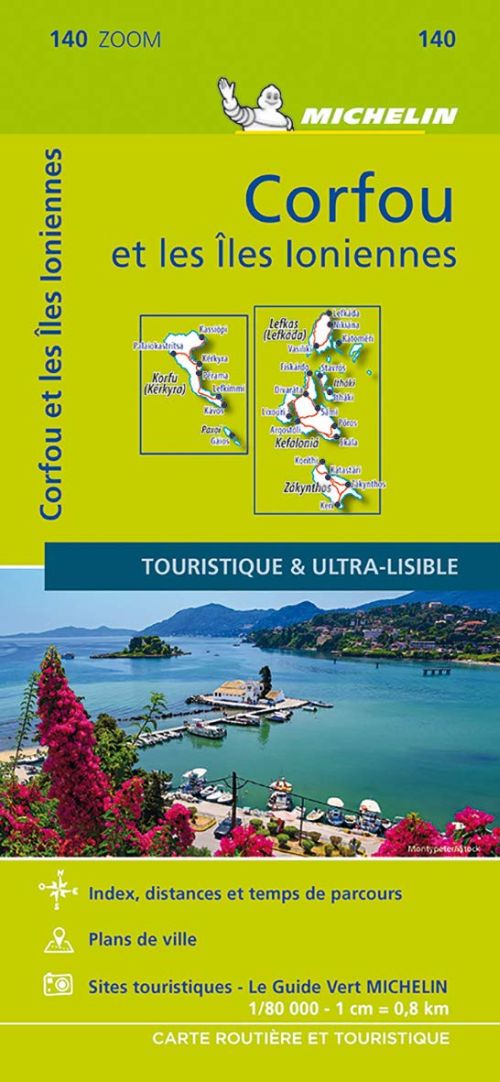 Corfu and the Ionian Islands, Michelin Zoom 140