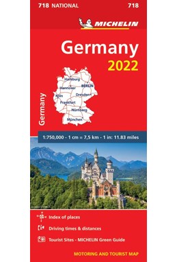 Germany 2022, Michelin National Map 718