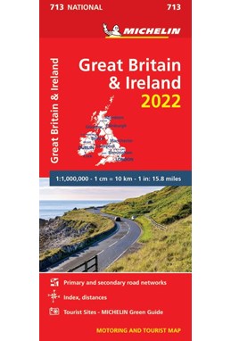 Great Britain & Ireland 2022, Michelin National Map 713