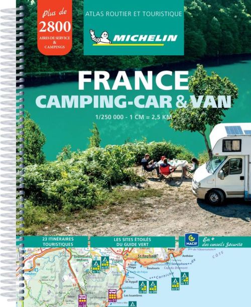 France Camping-Car & Van, Michelin atlas routier et touristique
