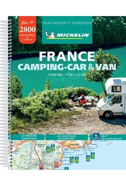 France Camping-Car & Van, Michelin atlas routier et touristique