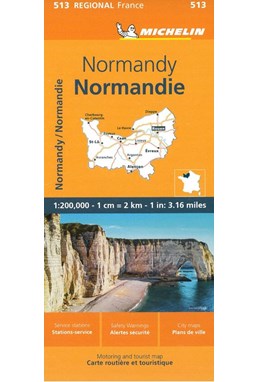 Michelin France blad 513:  Normandy / Normandie
