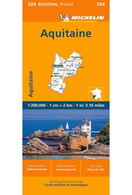 Michelin France blad 524: Aquitaine