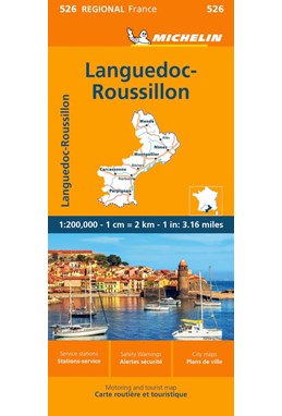 Michelin France blad 526: Languedoc-Roussillon
