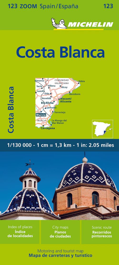 Michelin Spain Zoom Blad 123: Costa Blanca