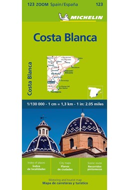 Michelin Spain Zoom Blad 123: Costa Blanca