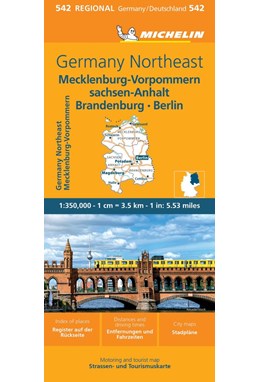 Michelin Germany Blad 542: Germany Northeast