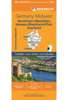 Michelin Germany Blad 543: Germany Midwest