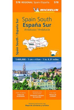 Michelin Spain Blad 578: Andalucia