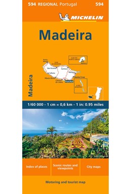 Michelin Portugal Blad 594: Madeira, Michelin Regional Map