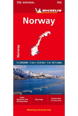 Norway, Michelin National Map 752